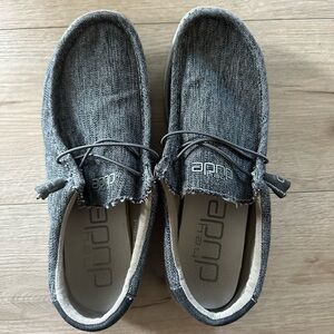 Hey Dude Men's Charcoal Slip-On Loafers